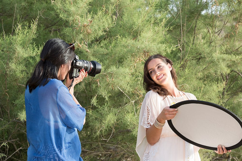 Lastolite Collapsible 20'' Reflector - Sunfire/White