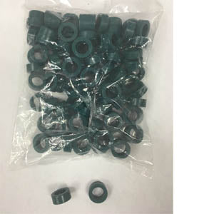SPACER14 - 1/4 INCH SHAFT SPACER GREEN -100BG